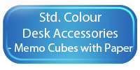Memo Cube Holders - Std Colours